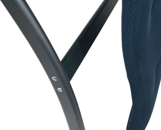 Crespo Relaxchair - AP/242 - Air-Deluxe - Ergonomisch & faltbar - Mit Kissen - Blau