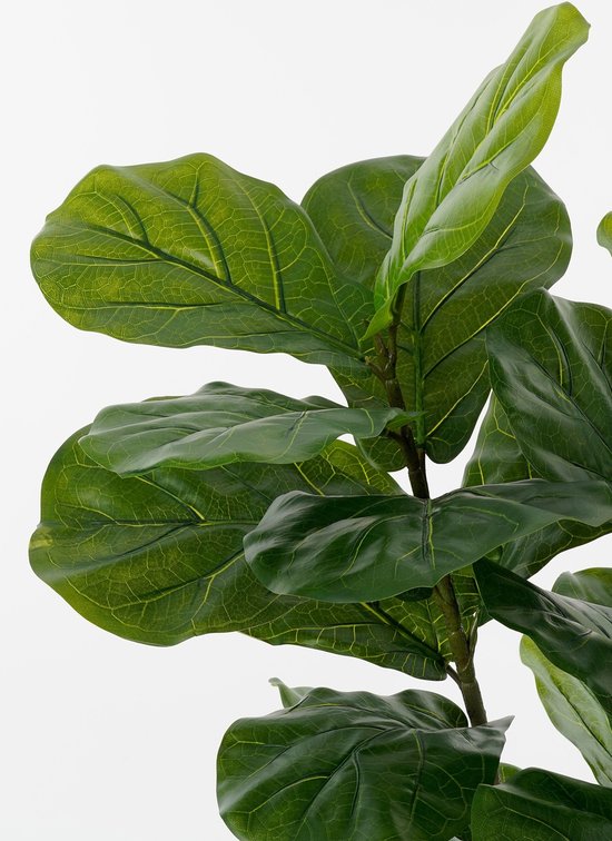 Mica Decorations Ficus Lyrata Künstliche Pflanze im Topf - H150 x Ø50 cm - Grün