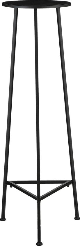 Mica Decorations Pflanztisch - H120 x Ø35 cm - Metall - Schwarz