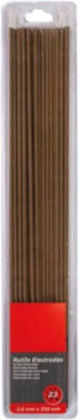 Toolland Rutil-Schweißelektroden Ø2,0 x 350 mm, ideal für alle Schweißpositionen, 20 Stück