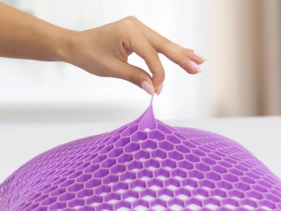 Kameo® Flex Kopfkissen | Anpassbares Kopfkissen bei Nackenbeschwerden | Mit FlexGrid-Kühltechnologie | 60 x 40 cm | Waschbar | Kopfkissen für Seiten- und Rückenschläfer | Memory-Schaum-Kopfkissen | Nackenkissen