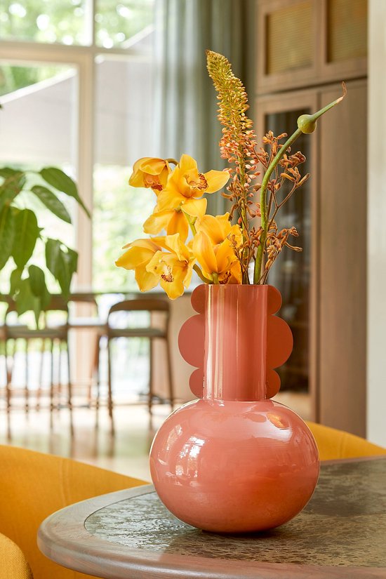 Mica Decorations Boyd Vase - H36 x Ø25 cm - Metall - Terra