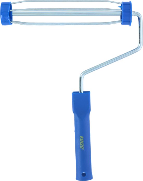 Kinzo 8-teiliges Farbrollenset - 1 Halterung - 4 Rollen - 3 Pinsel