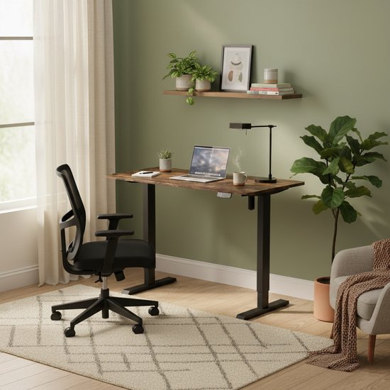 VDD - Schreibtisch - Sitz-Steh-Arbeitsplatz - Elektrisch verstellbar - 140x60x74-120 cm