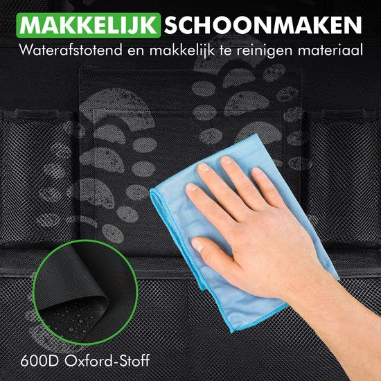 Travelhawk Auto-Organizer - Autositz-Organizer für Kinder - Mit iPad-Halterung - Schwarz