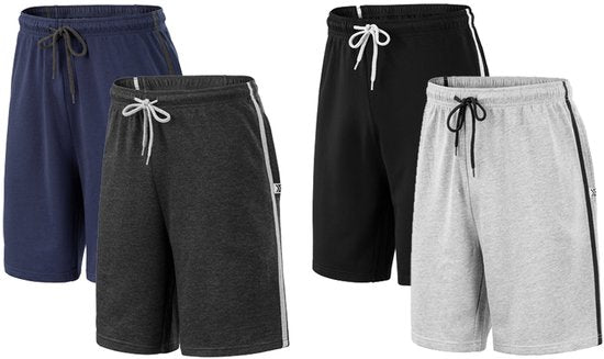 Milanoro - 2XL - Shorts - 2er-Pack - Herren - Marineblau/Anthrazit