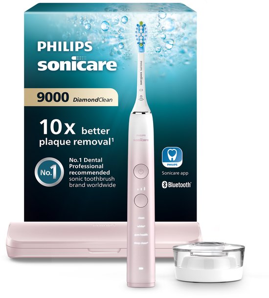 Philips Sonicare DiamondClean 9000 – Elektrische Zahnbürste – Rosa/Weiß – Ombre – HX9911/84