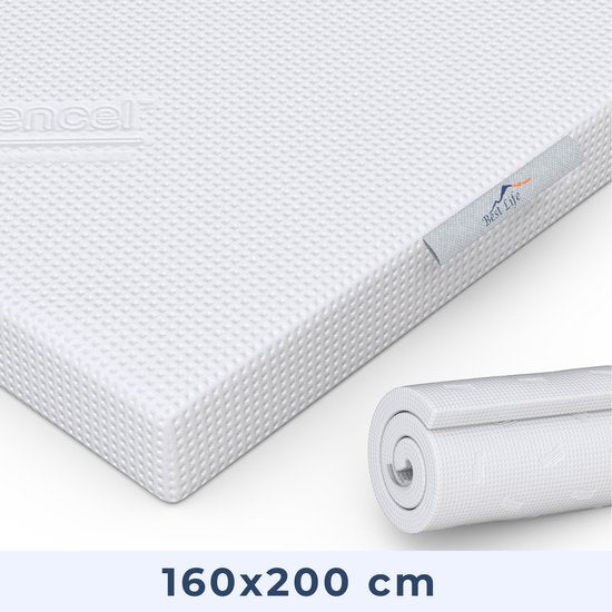Best Life Topper Matratze 160 x 200 cm - Matratzenauflage - Topdeck Matratze 8 CM