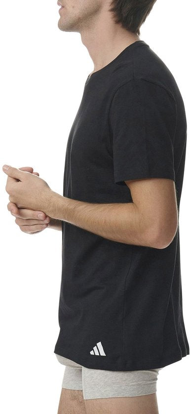 Adidas T-Shirt mit Rundhalsausschnitt für Herren (3er-Pack) – Größe L