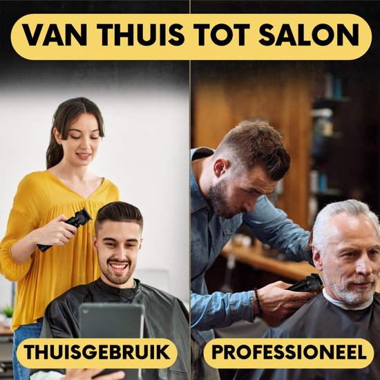 7-in-1 Barttrimmer Men + Standard - Trimmer für Bart und Körper - Inkl. 6 Aufsätze - Sansbeauté® - Body Groomer Men - Body Trimmer Men - Haartrimmer - Clippers - 0.5-15MM - Nase und Ohren - Trimmer - Bartmaschine - Multigroomer