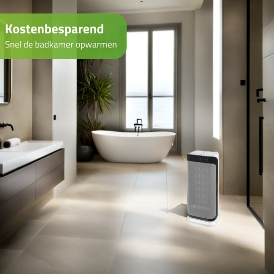 Bo-Camp - Keramisches Heizgerät - Oszillierend - Ventilationsmodus - 1000/2000 Watt