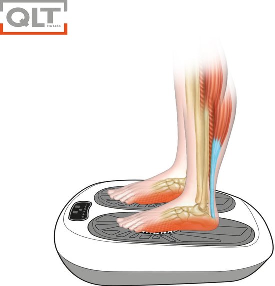 QLT VibroPulse Pro Bein- und Fußmassagegerät - 10 Programme - 20 Geschwindigkeiten
