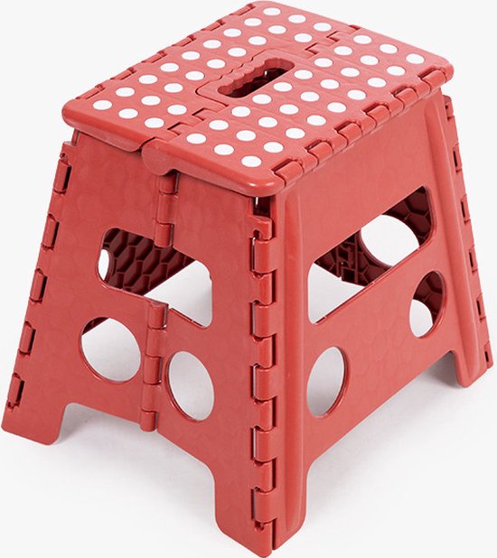 Klappbarer Hocker - Tritt - Stabiler Anti-Rutsch - Platzsparend - Max. 100 kg - Für Küche und Bad