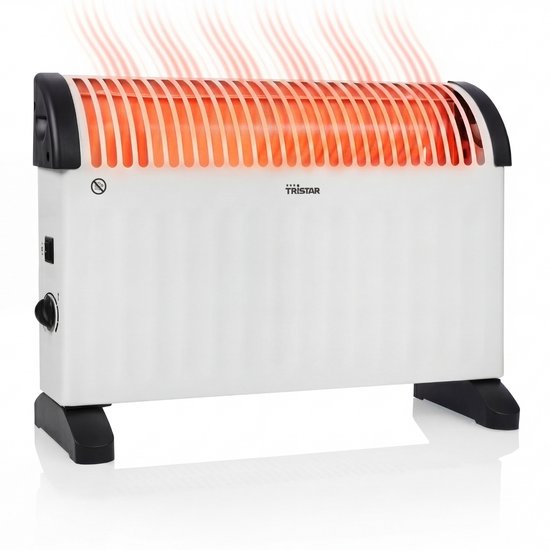 Tristar KA-5164 Konvektor-Heizung - 750W - 1250W - 2000 W - Einstellbarer Thermostat - 3 Heizstufen - Überhitzungsschutz