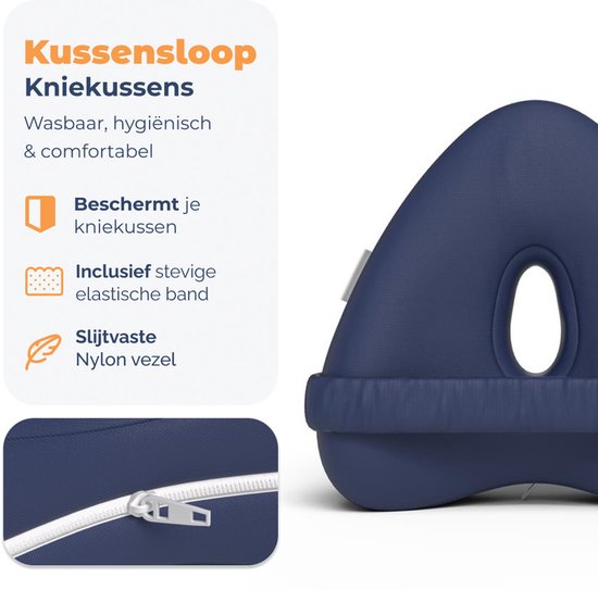 Best Life Kopfkissenbezug Kniekissen - Kühlung - Bettwäsche - Marine