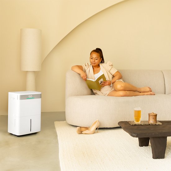 VONROC Luftentfeuchter - 40L/Tag - 5.5L Wassertank - Wifi & App Steuerung -Silberionenfilter & Kohlefilter