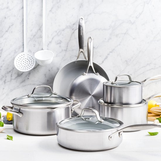 GreenPan Venice Pro Evershine 2-teiliges Bratpfannenset - 26 und 30cm - PFAS-frei