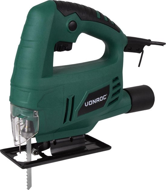 VONROC Stichsäge - 550W - Schnellwechselsystem - Inkl. Zubehör & Aufbewahrungstasche