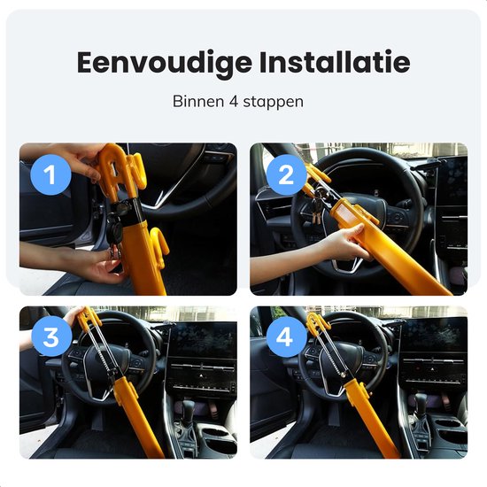 Lenkradschloss Car PRO - Anti-Diebstahl-Autosicherheit - Stoplock - Geeignet für Wohnmobile