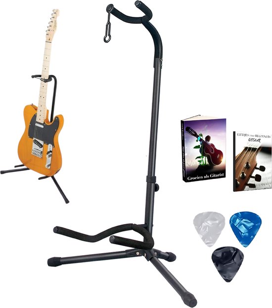 Finesse Gitarrenständer - Universal - Akustisch & Elektrisch - Schwarz