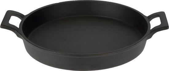 Eurocatch Gusseisen Bratpfanne 20cm - Bratpfanne - Tappas - Outdoor Cooking - Griffe