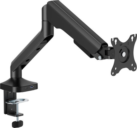 VDD Gaming - Monitorarm - Monitorarm - Monitorhalterung - Höhenverstellbar - Für 1 Bildschirm - Ergonomisches Design - Schwarz