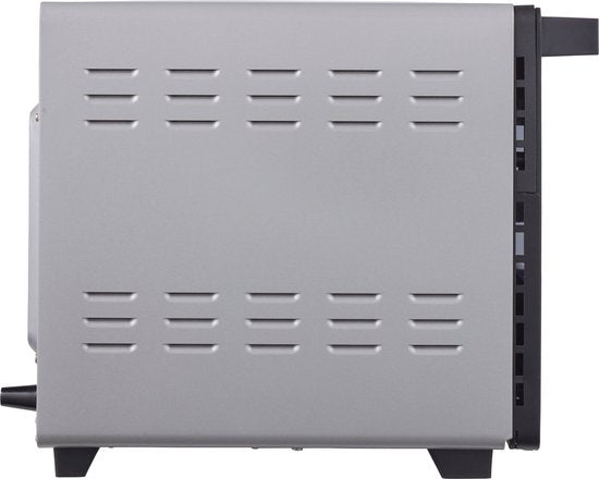Tomado TEO3000S - Freistehender Backofen - 30 Liter - 1600 Watt - Heißluft - 3 Einschubebenen - Silber