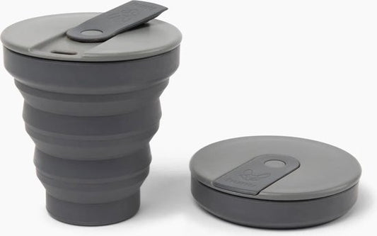 HUNU Cup – faltbarer Reisebecher aus Silikon – 235 ml – BPA-frei – auslaufsicher