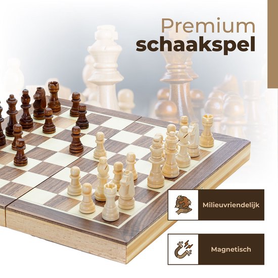 Windsor CheckMate - Schachbrett - 40 cm - Magnetisch