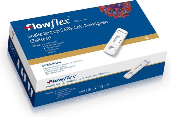 ACON Flowflex Selbsttest Corona, Covid 19 - 5 Stück - DE Handbuch