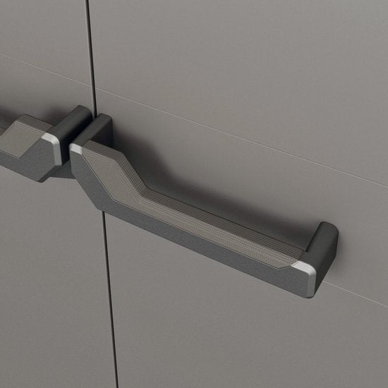 Keter - Aufbewahrungsschrank - 1 Fachboden - 39x68x83cm - Dunkelgrau/Schwarz