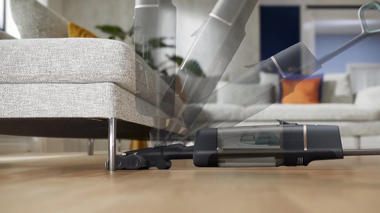 Philips - Kabelloser Staubsauger - AquaTrio Cordless 7000 Series XW7110/01 - Trocken- und Wischfunktion - Grau
