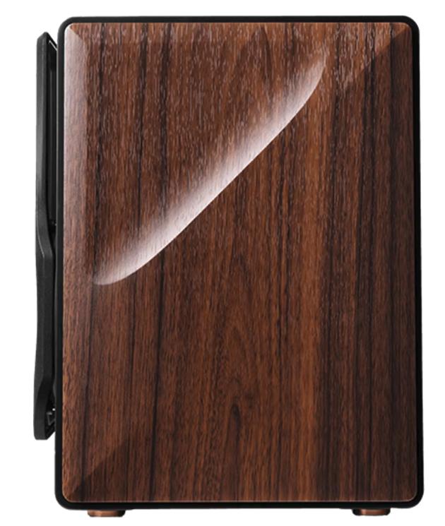 Edifier - S3000MKII Premium Active 2.0 Speakers - 256 W RMS - Schwarz & Braunes Holz - Hi-Res Audio & Bluetooth 5.0 - Kabellos verbundenes System - Ultimatives Klangerlebnis