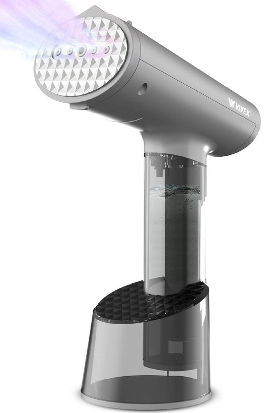 Vivex® Wäschedampfer - Handdampfer für Kleidung und Möbel - Dampfer - kostenloser Aufsatz + Extra-Behälter