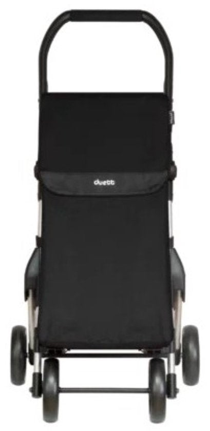 Duett Muuvi Up Einkaufswagen - Tasche Kapazität 46L - 4 Räder - faltbar - Schwarz