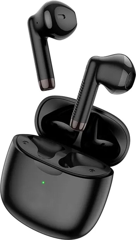 Golden Sound - Kabellose Ohrhörer - Bluetooth 5.1 und universelle Passform - mit Ladegerät und Smart-Touch-Funktionen - für Sport und Freisprecheinrichtung - schwarzer Kunststoff