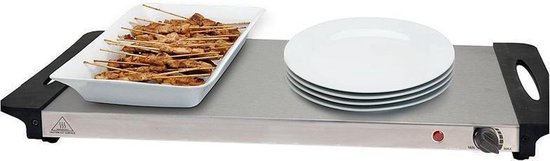 Excellent Electrics - Elektrischer 2 in 1 Buffetwärmer aus Edelstahl (300W)