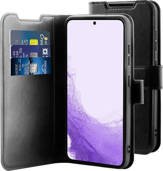 BeHello Samsung Galaxy S23 Gel Brieftasche Fall schwarz