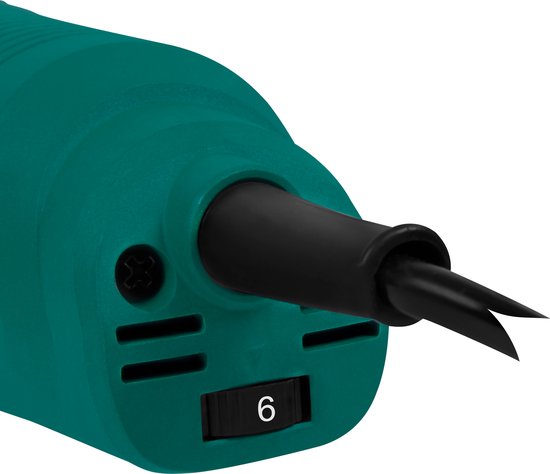 VONROC Oszillierendes Multitool 350W - Variable Drehzahl 12.000 - 22.000 p/min. - Inkl. Schleifplatte, Sägeblatt, Schaberblatt und Staubsaugeradapter