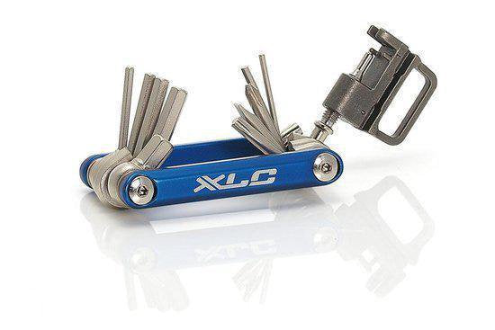 XLC Multitool – Fahrradwerkzeug – Taschenmodell – 12-teilig – TO-M07