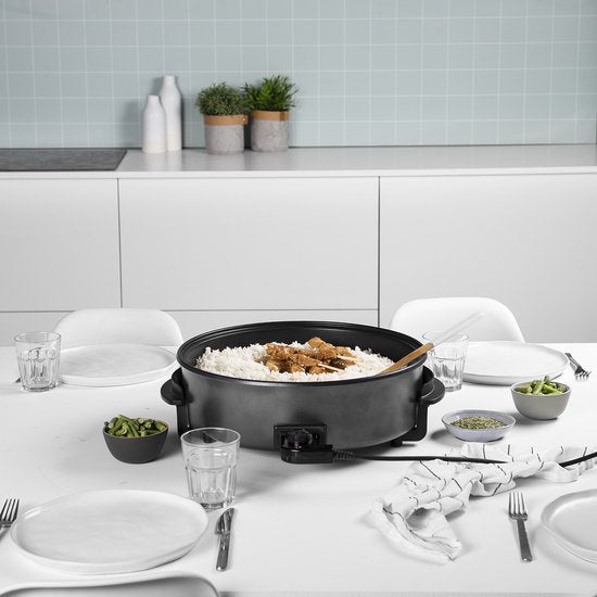 Tristar Elektro-Kasserolle XXL - 1500W - PZ-9146 - Mit Thermostat - Höchsttemperatur 250⁰ C - PFAS-frei