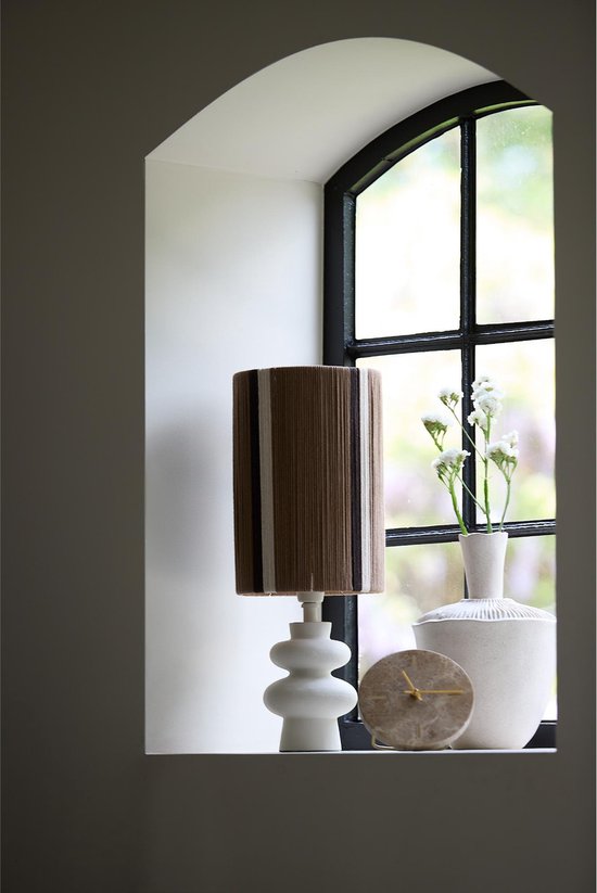 Light & Living Lampenschirm Medan - Dunkelbraun - Ø20cm - Modern
