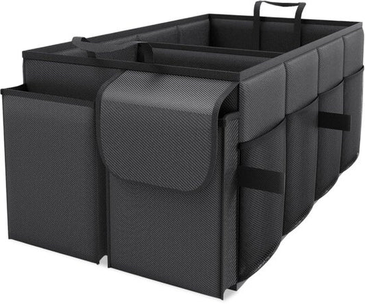 Kofferraumablagebox - Organizer - Zubehör - Für das Auto - Organizer Auto - Tasche - Rücksitz - Schwarz - Luft