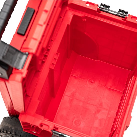 Qbrick System PRO Cart 2.0 Plus RED ULTRA HD stapelbar 490 x 415 x 660 mm 29 l IP54 abnehmbarer doppelter Teleskopgriff