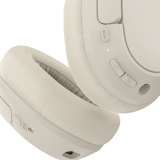 Belkin AUD008HQSA Kopfhörer/Headset Kopfhörer Wireless Headband Anruf/Musik USB Typ-C Bluetooth Sand