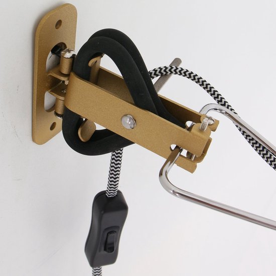 Wandleuchte Nove 1320ZW - Schwarz, dreh- und schwenkbar, Kunststoff/Metall - Mexlite