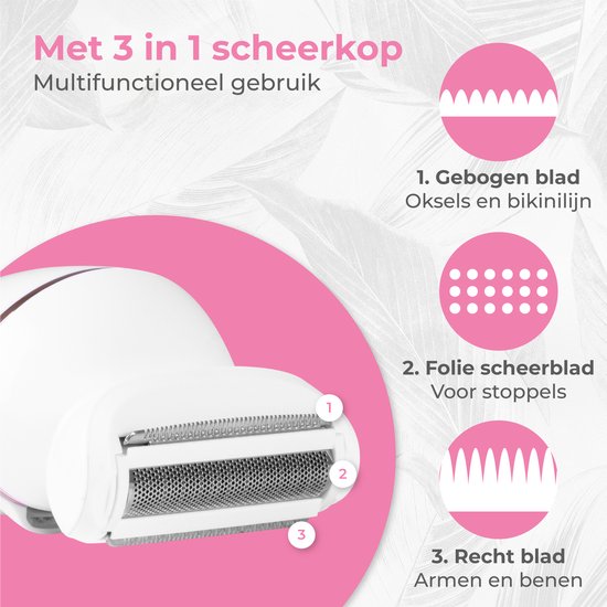 Nuvance - Epilierer Damen - Epilierer Gesicht - 5 Aufsätze - Epilierer - Gesicht Reiniger - Gesicht Epilierer weiblich - Epilierer - Usb wiederaufladbar
