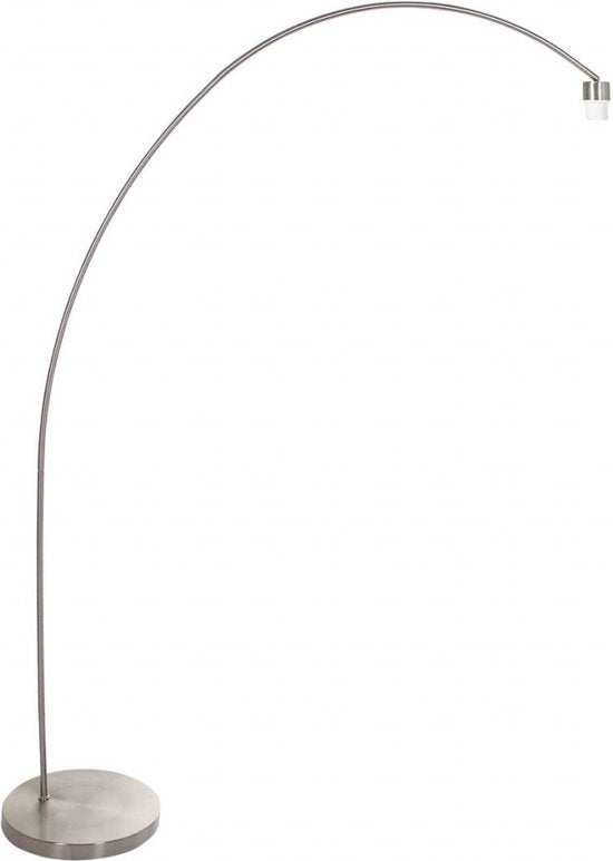 Mexlite Bogenlampe Solva - Höhe 185 cm - Metall - Grau