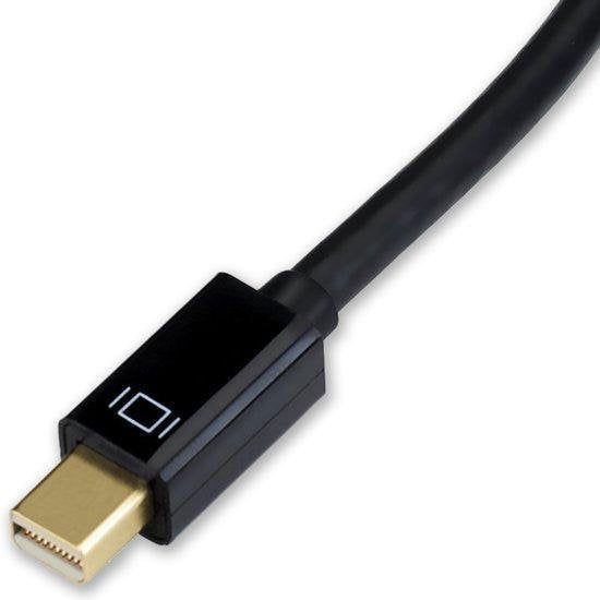 GarpexÂ® Mini DisplayPort zu VGA Adapter - Mini DP zu VGA Kabel - 1080p HD Auflösung - Schwarz