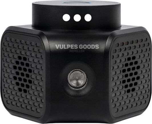 Vulpes Goods Ultraschall Schädlingsabwehr – Repeller gegen Mäuse, Ratten & Insekten – 4 Modi – LED – Schwarz